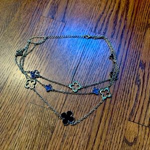 Black and gold necklace